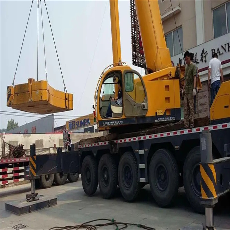 天心当地吊车出租|机器吊装|75吨|工厂搬迁服务